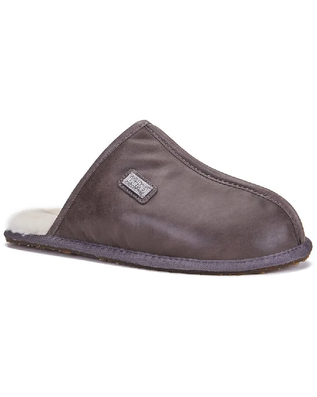 Men's slippers with a breathable fabric upper Australia Luxe Collective Closed Mule Leather Slipper