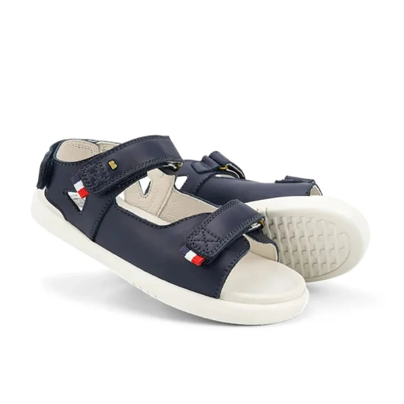 Men's sandals with a decorative buckle or charm Navy Rise Sandals Step Up