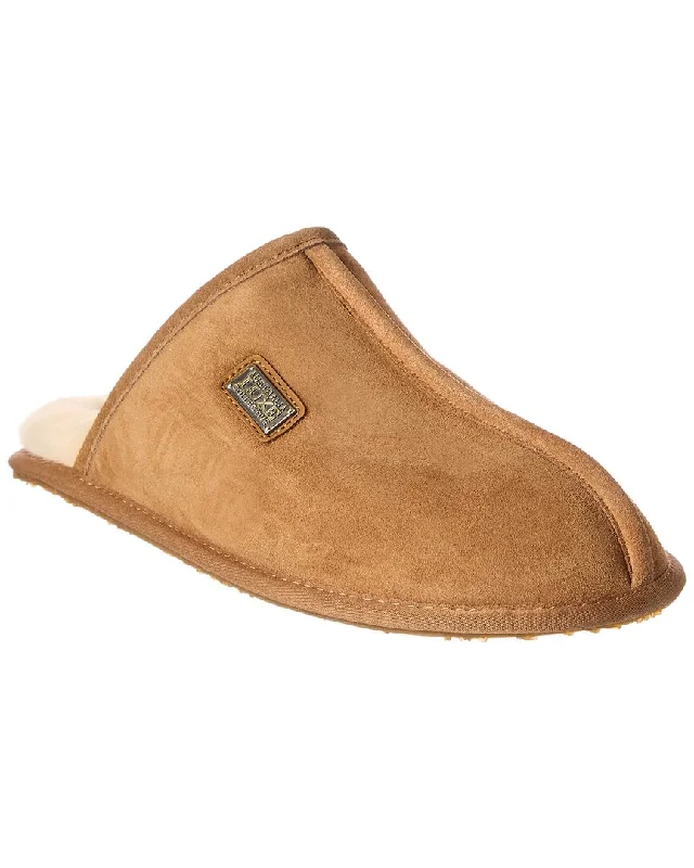 Men's slippers with a memory foam insole Australia Luxe Collective Closed Suede Mule