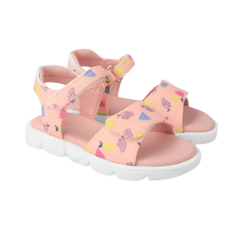 Men's sandals with a leather lining for comfort Watermelon Salmon Sandals