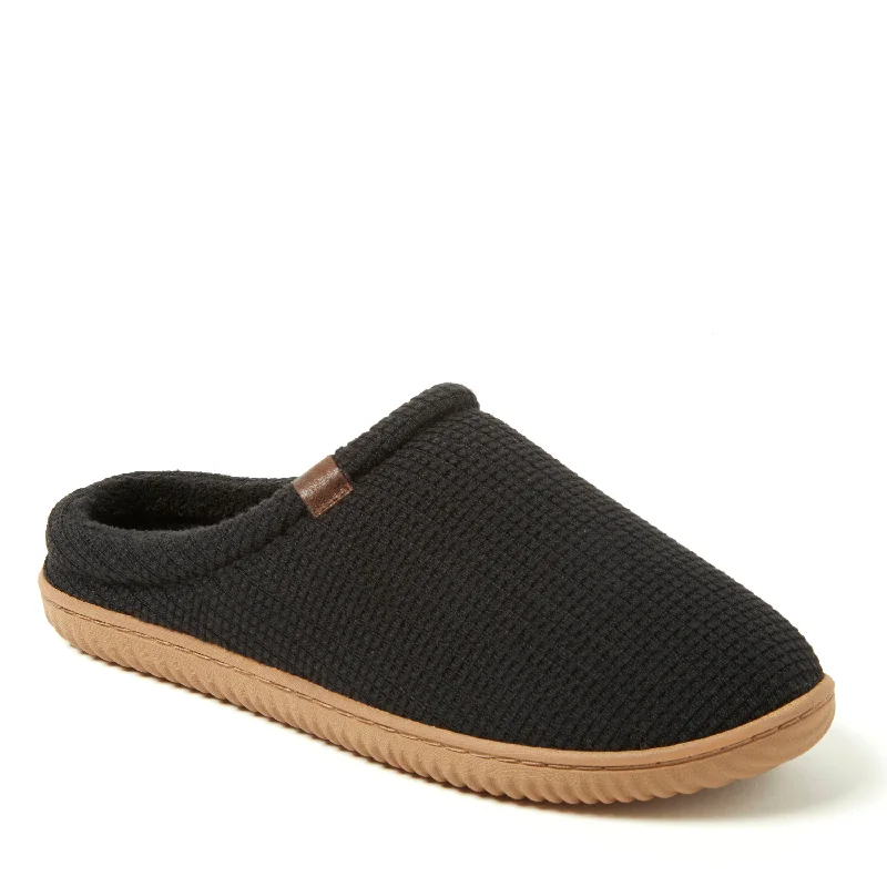 Men's slippers with a padded footbed for all - day comfort Dearfoams Men's Case Casual Clog Slipper
