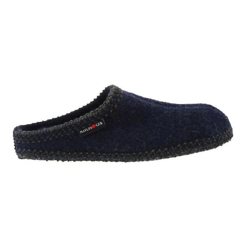 Women's Backless Slippers with a Furry Trim in Light Pink for a Cute and Casual Look Haflinger Women's AS 20 Navy Wool