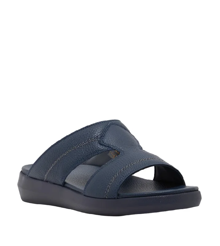 Men's sandals with a rubber sole for traction2015-101-A BLUE