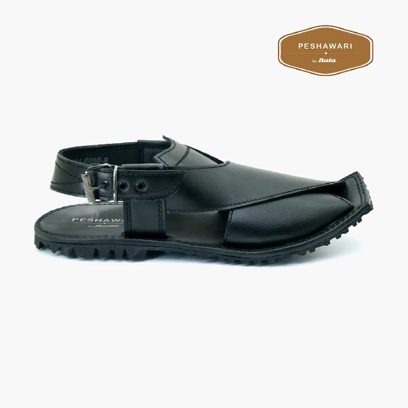 Men's sandals with a wide strap for supportPeshawari - Men