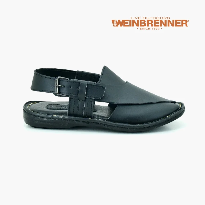 Men's sandals with a decorative buckle or charmWeinbrenner - Men