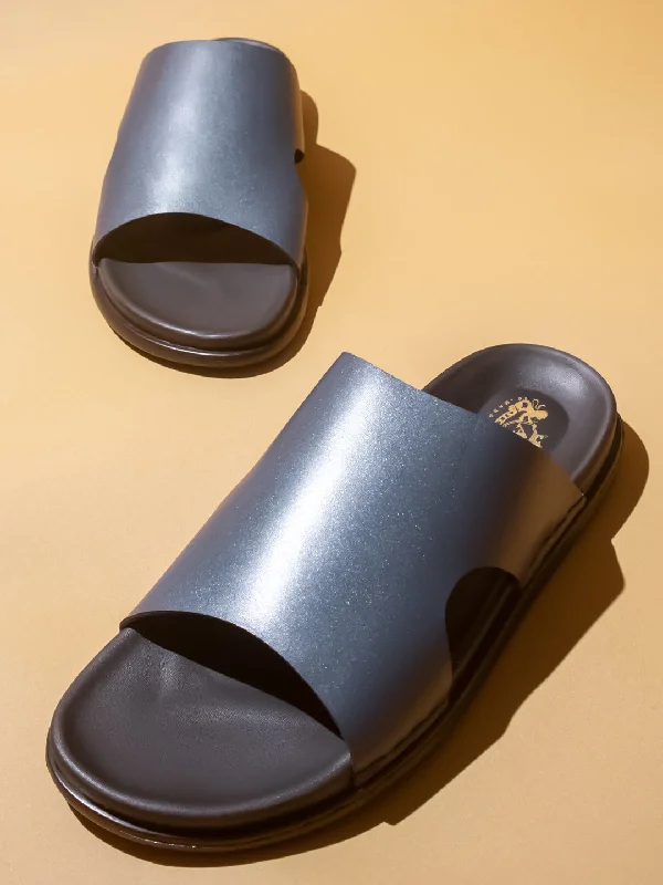 Men's leather sandals with an adjustable strapMen's leather sandals with an adjustable strapAtesber Blue Casual Slipon Sandal For Men's