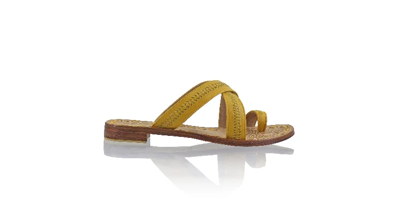 Men's sandals with a pointed toe for a stylish lookBatu 20mm Flat - Mustard
