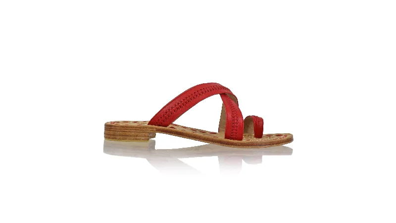 Men's sandals with a shock - absorbing insoleBatu 20mm Flat - Red