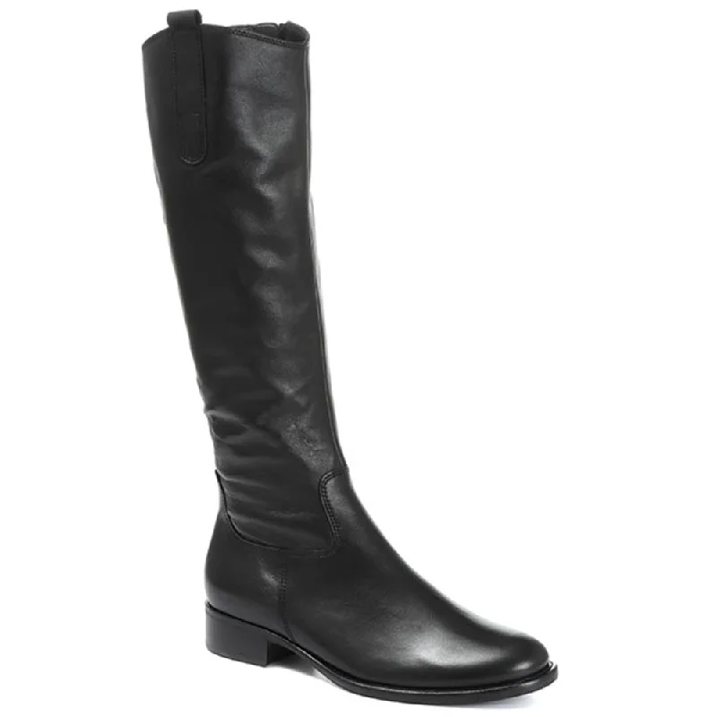 Men's sandals with a cushioned footbedBrook Extra Slim Fit Calf Leather Rider Boots - GAB30576 / 316 817