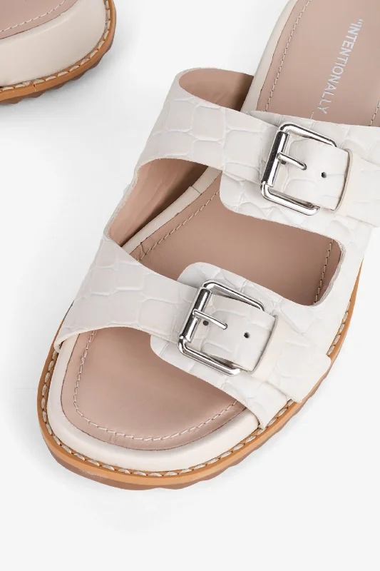 Men's sandals with a buckle closureMen's sandals with a buckle closureDot Natural Sole Sandal