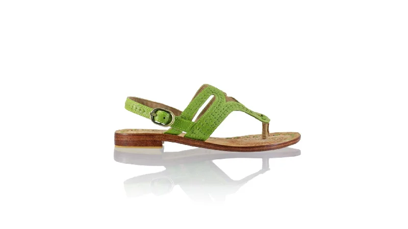Waterproof men's sandals for water activitiesEmma 20mm Flat - Green Bkk