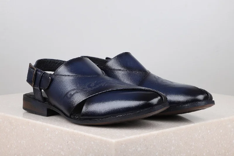 Men's sandals with a contrast stitching detailMen's sandals with a contrast stitching detailFormal Sandals-Blue Men's sandals with a contrast stitching detailMen's sandals with a contrast stitching detailFormal Sandals-Blue
