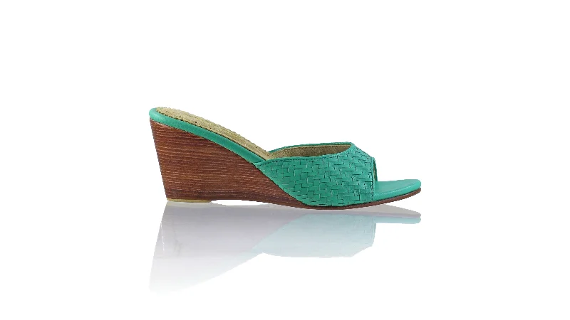Men's sandals with a buckle closureGita Woven 80mm Wedges - Tosca
