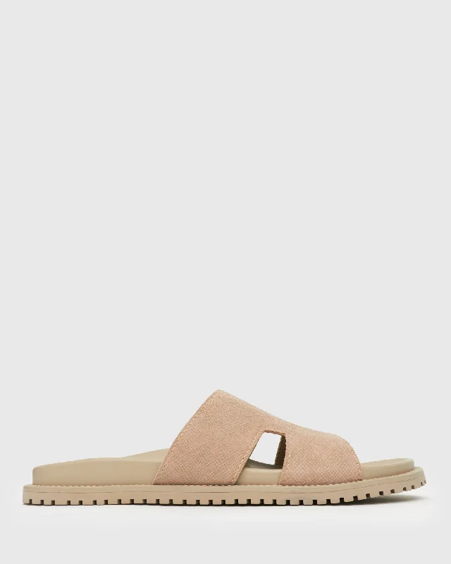 Flip - flop style men's sandals for beach wearGRIFFIN Leather Casual Slides
