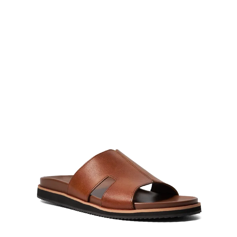 Men's sandals with a leather lining for comfortINSIGHT - TAN