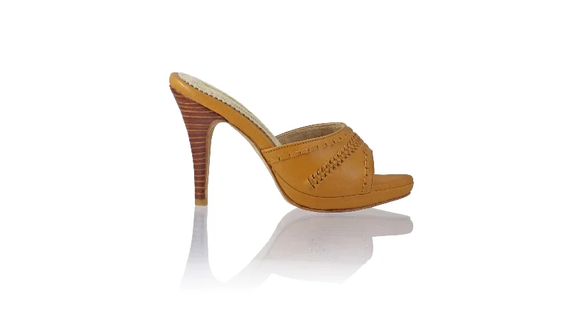 Men's sandals with a decorative buckle or charmKartini PF 115mm SH - Tan