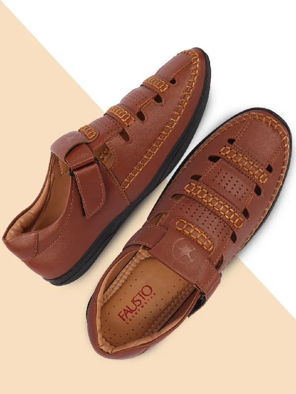 Men's sandals in a neutral color like black or brownMen's sandals in a neutral color like black or brownMen Tan Stitched Design Roman Sandals with Ankle Strap Men's sandals in a neutral color like black or brownMen's sandals in a neutral color like black or brownMen Tan Stitched Design Roman Sandals with Ankle Strap