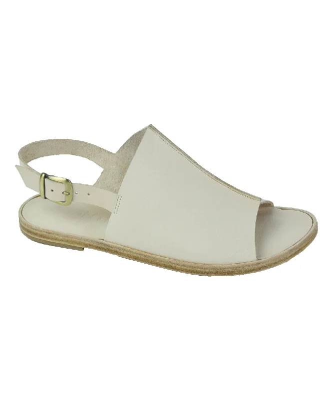 Men's leather sandals with an adjustable strapMontana Blvd - Back Strap Leather Mule | Natural
