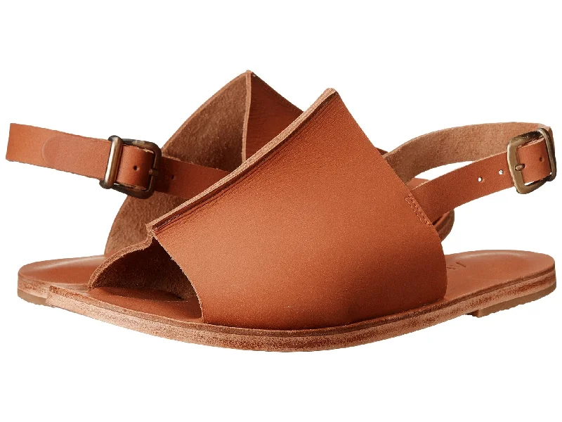 Men's sandals with a rubber sole for tractionMontana Blvd - Back Strap Leather Mule | Tan