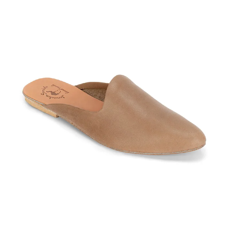 Men's sandals with a leather lining for comfortNihi - Pointed Toe Leather Mule | Brown Men's sandals with a leather lining for comfortNihi - Pointed Toe Leather Mule | Brown
