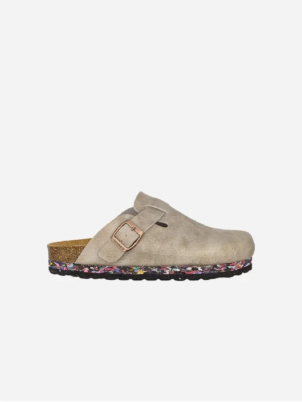 Men's sandals with a cushioned footbedLondon Unisex Vegan Leather Clogs | Mist