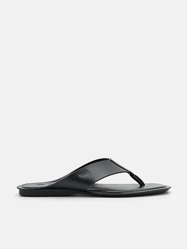 Men's sandals in a neutral color like black or brownMen's sandals in a neutral color like black or brownThong Sandals