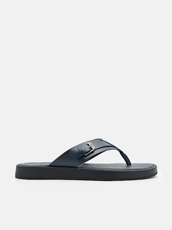 Men's leather sandals with an adjustable strapMen's leather sandals with an adjustable strapBuckle Thong Sandals