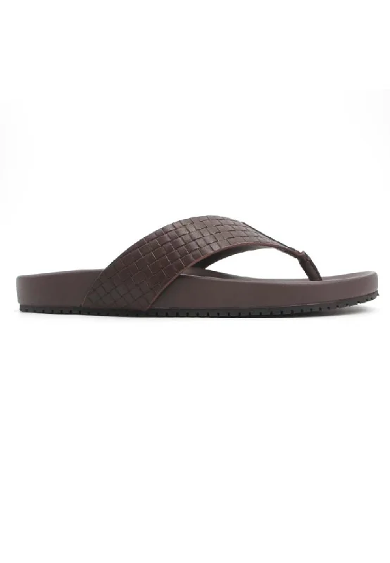 Men's sandals with a buckle closureMen's sandals with a buckle closureRad Russel Flip Flop Sandal - Brown