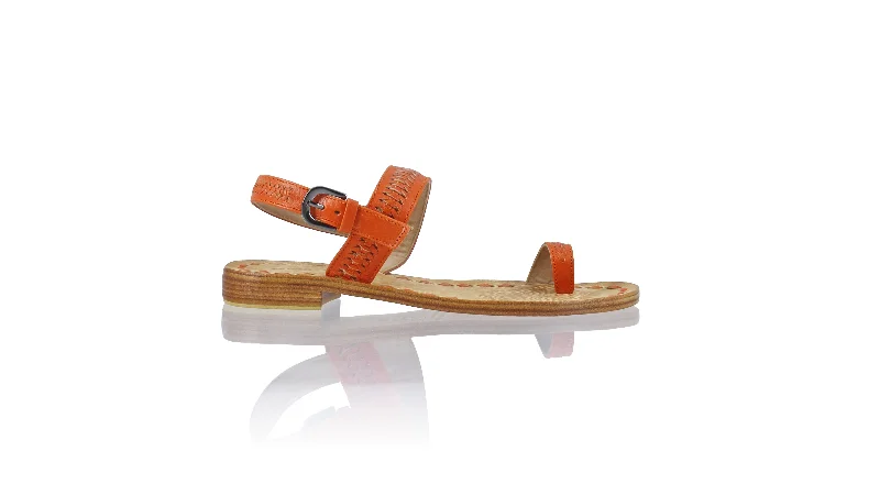 Men's sandals with a removable insole for cleaningSigi 20mm Flat - Orange