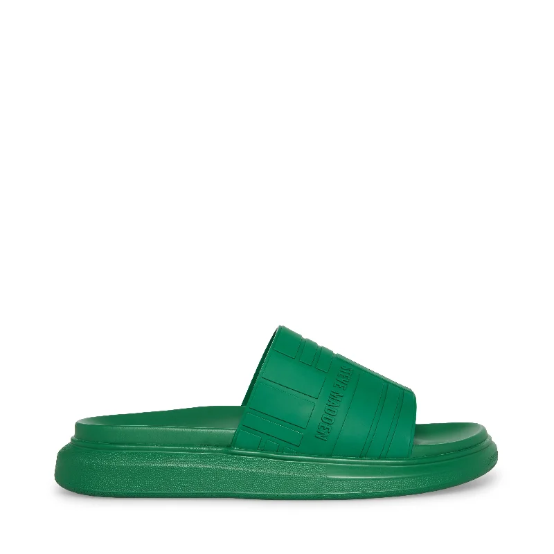 Men's leather sandals with an adjustable strapTHOMASS GREEN