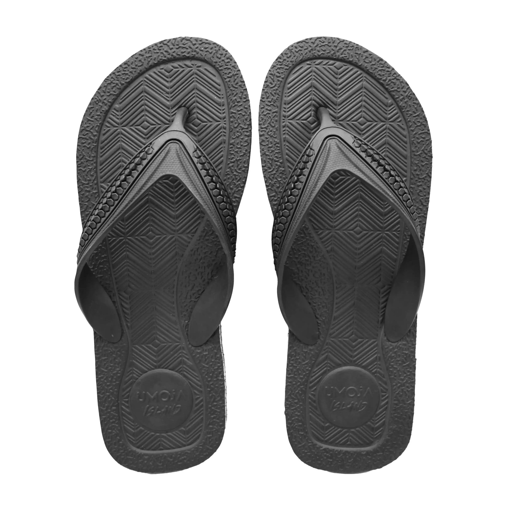 Men's sandals with a toe post designUmoja Island - Black
