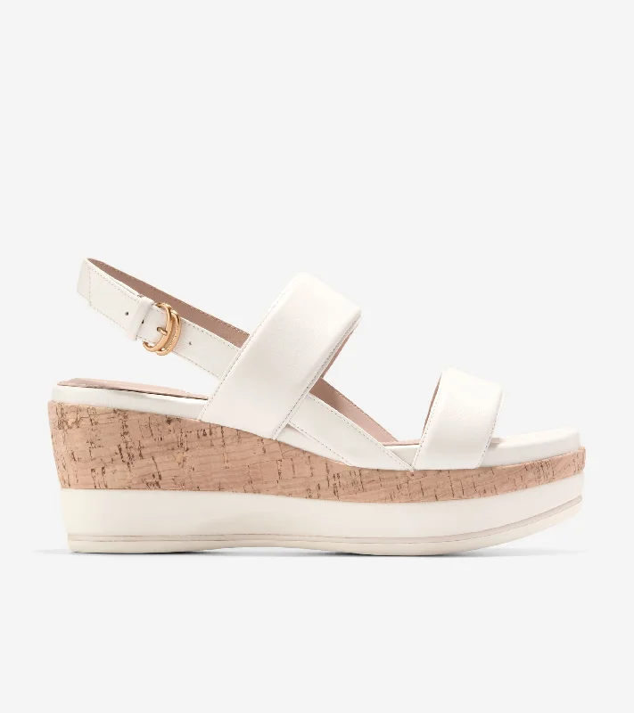 Men's sandals with a perforated leather upper for ventilationMen's sandals with a perforated leather upper for ventilationWomen's Aislin Wedge Sandals