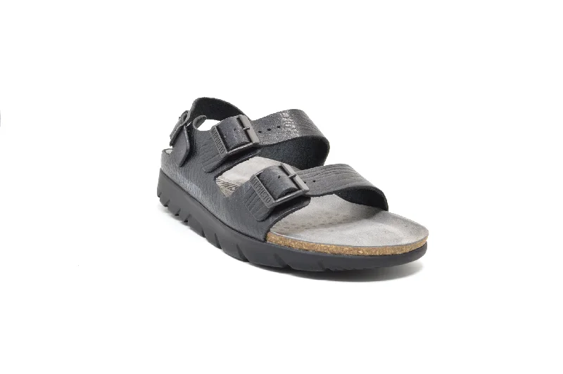 Men's sandals with a cushioned footbedMEPHISTO Zeus Black
