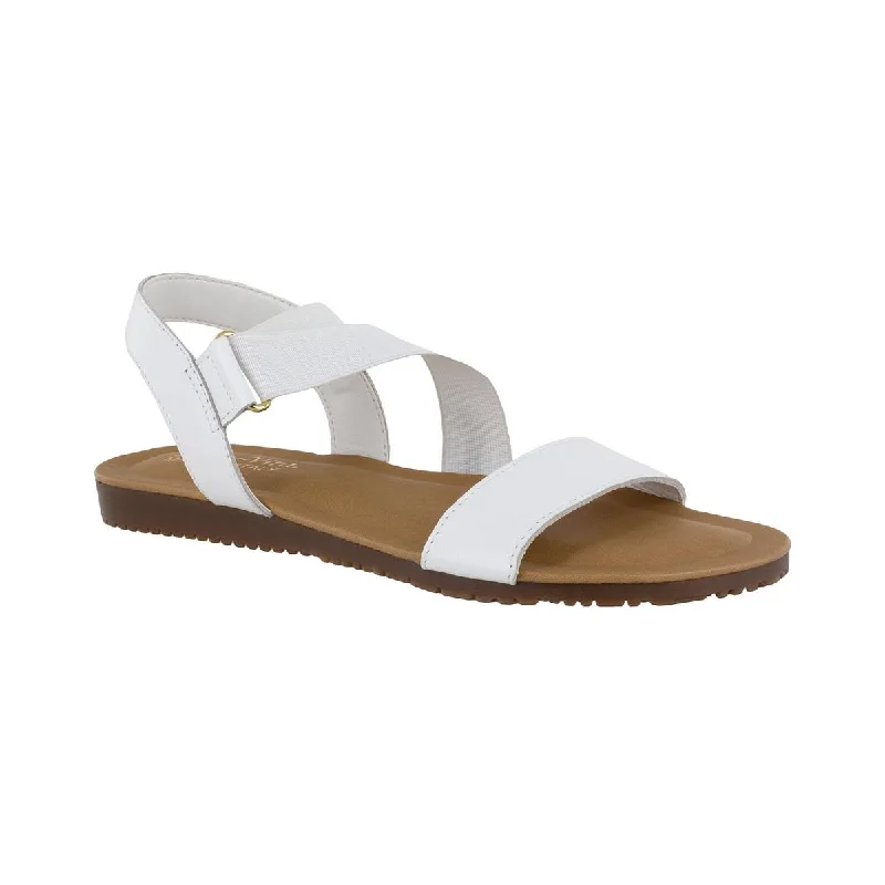 Women's Leather - Strapped Sandals with a Braided Detail in Brown for a Rustic AppealWomen's Leather - Strapped Sandals with a Braided Detail in Brown for a Rustic AppealBella Vita Womens Nev Leather Slip On Flat Sandals