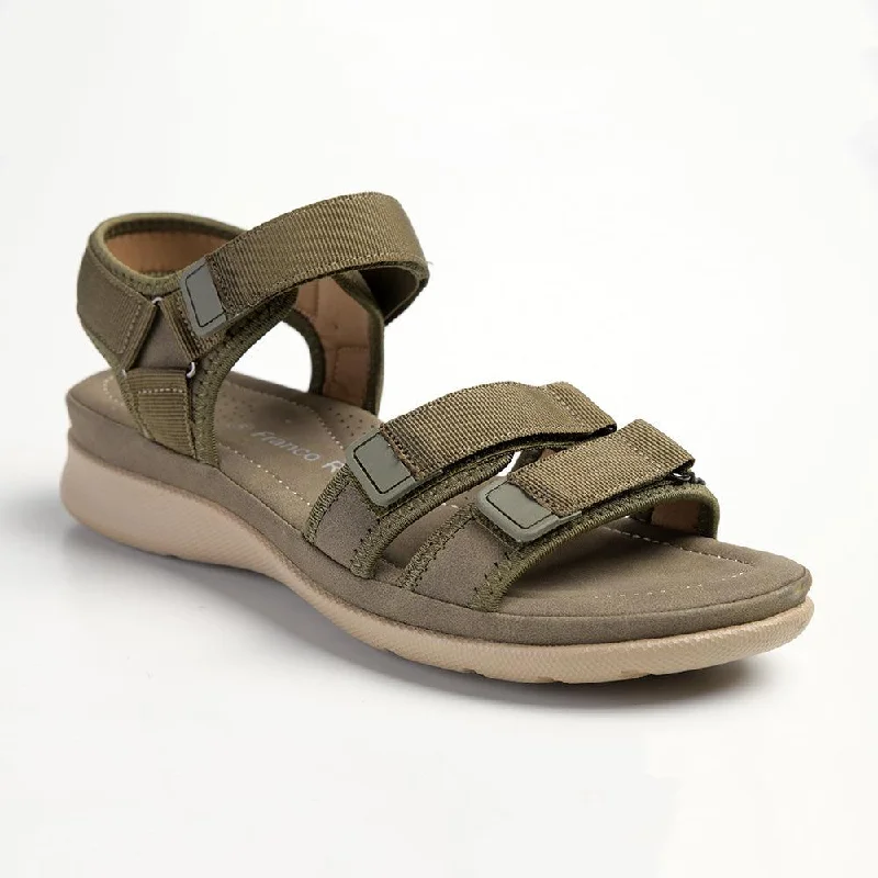 Child - Friendly Women's Sandals with a Secure Buckle in Purple for Moms on the GoChild - Friendly Women's Sandals with a Secure Buckle in Purple for Moms on the GoFranco Rossi Ladies Adventure Strap Sandals - Olive