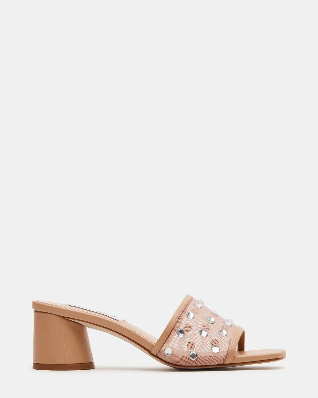 Women's Strappy Gladiator Sandals with Buckle Closures in Tan for a Boho LookWomen's Strappy Gladiator Sandals with Buckle Closures in Tan for a Boho LookGILLIAN RHINESTONES