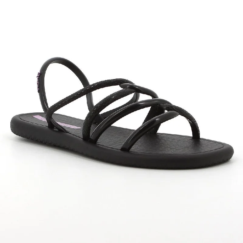 Women's Leather - Strapped Sandals with a Braided Detail in Brown for a Rustic AppealWomen's Leather - Strapped Sandals with a Braided Detail in Brown for a Rustic AppealIpanema Back Strap Sandals - Black