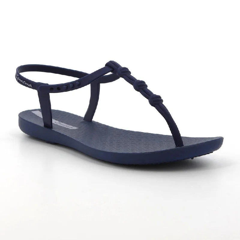 Women's Sandals with a Wedge Heel and a Tassel Detail in Orange for a Trendy LookWomen's Sandals with a Wedge Heel and a Tassel Detail in Orange for a Trendy LookIpanema Dawn Knot Chic Sandals - Navy