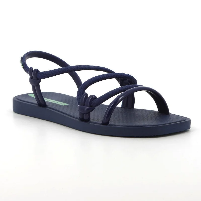 Women's Sandals with a Glitter - Coated Strap in Gold for a Sparkly Summer OutfitWomen's Sandals with a Glitter - Coated Strap in Gold for a Sparkly Summer OutfitIpanema Strappy Sandal With Back Strap - Navy