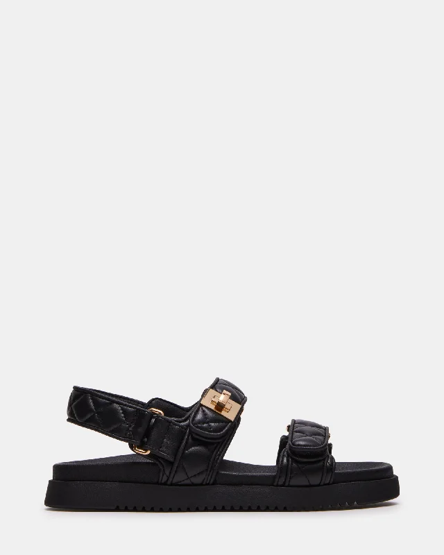 Women's Leather - Strapped Sandals with a Braided Detail in Brown for a Rustic AppealWomen's Leather - Strapped Sandals with a Braided Detail in Brown for a Rustic AppealMONA QUILTED