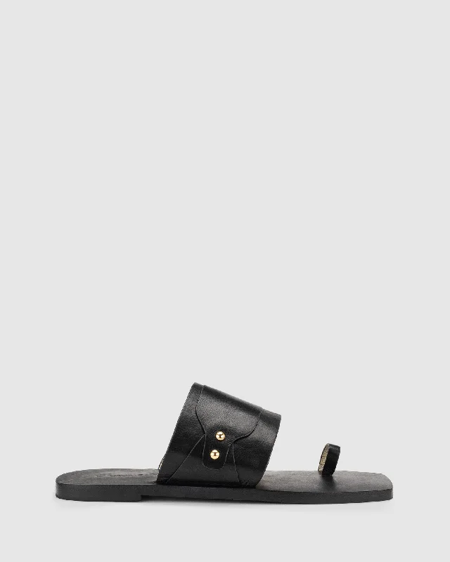 Women's Cork - Soled Espadrille Sandals with a Rope - Trimmed Upper in Navy for a Summer Vibe Women's Rhinestone - Embellished Open - Toe Sandals in Silver for a Glamorous Party LookSky Sandal - Black
