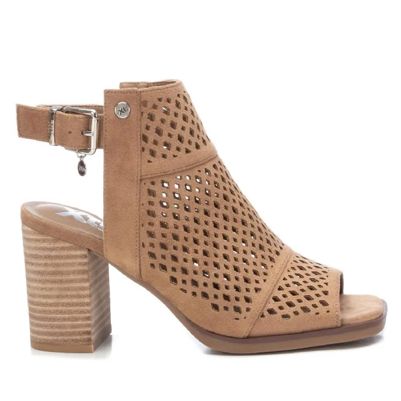 Women's Leather - Strapped Sandals with a Braided Detail in Brown for a Rustic Appeal Orthopedic Women's Sandals with Arch Support in Gray for Foot HealthWomen's Suede Sandals In Camel