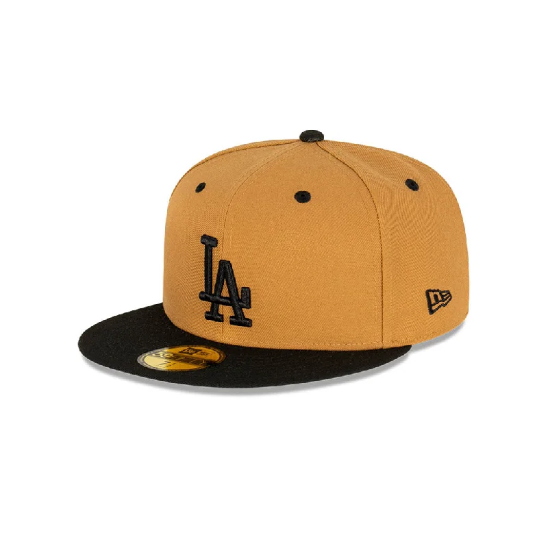 Men's basketball sneakers with ankle supportNE LA Dodgers 595Fifty Wheat Black