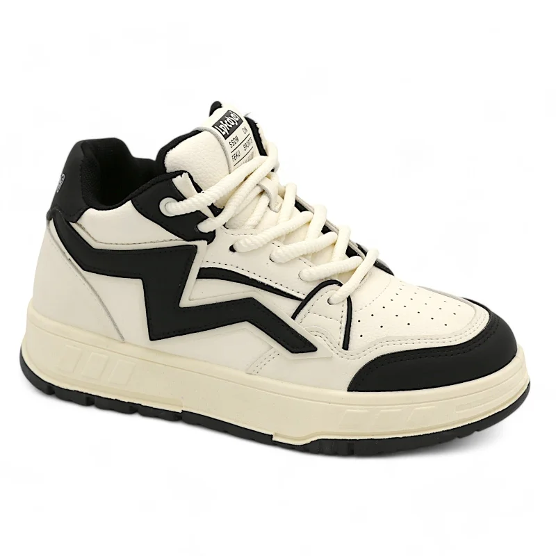 Men's leather - and - mesh combination sneakers for style and functionA8807 aglista shoes Men's leather - and - mesh combination sneakers for style and functionA8807 aglista shoes