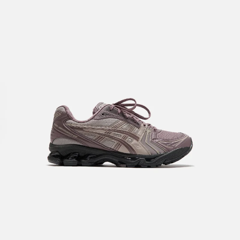 Men's leather - and - mesh combination sneakers for style and functionASICS Gel-Kayano 14 - Mauve Grey / Moonrock Men's leather - and - mesh combination sneakers for style and functionASICS Gel-Kayano 14 - Mauve Grey / Moonrock