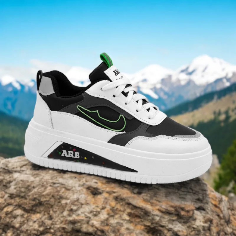 Men's multi - colored sneakers with a gradient effectArb sole tick