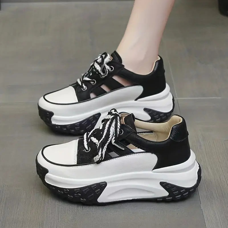 Men's tennis sneakers with a non - slip outsoleChunky shoes P519