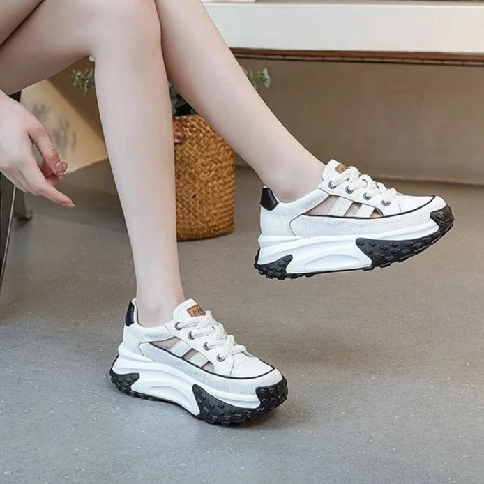 Men's running sneakers with shock - absorbing solesChunky shoes P519