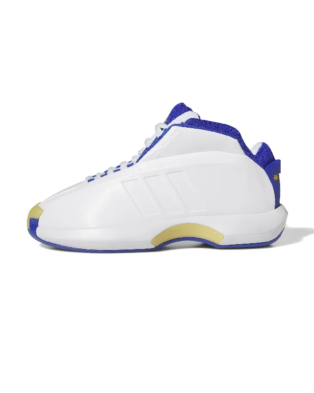 Men's camo - print sneakers for an edgy styleCrazy - White / Royal Blue / Yellow