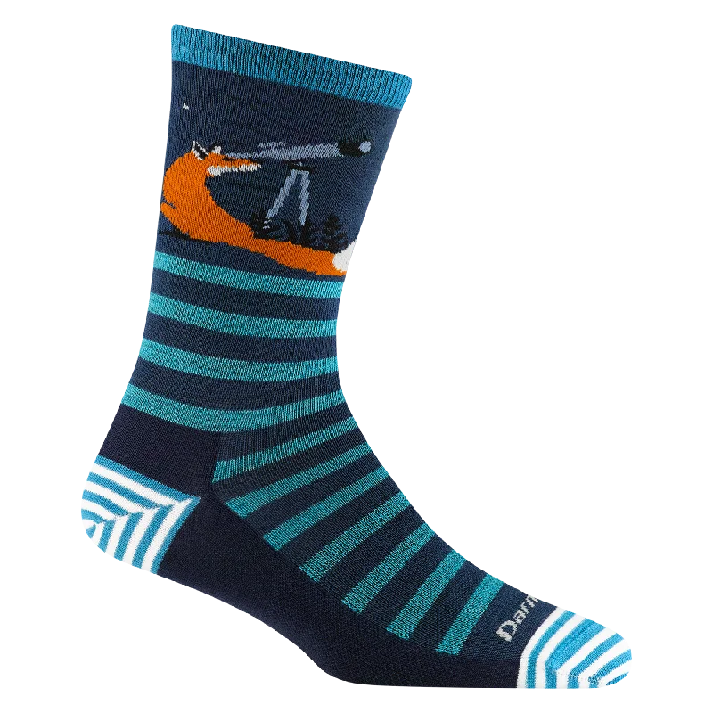 Foldable Women's Travel Sneakers for Compact Storage in LuggageWomen's Animal Haus Crew Lightweight Sock - Eclipse